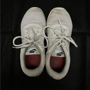 Women’s White Nike Tanjun Running Shoes